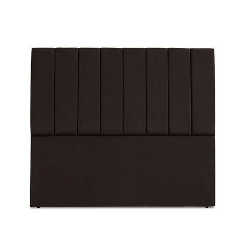 Cabeceira Estofada Queen Carla 160 Cm Suede Marrom