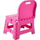 Ver imagem 6 de Banqueta Plástica Dobrável 220mm Rosa C/encosto