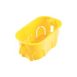 Kit 10 Caixa de Luz 4x2 Drywall Obras Amarela - 2