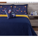 Ver imagem 2 de Super Novidade Cobre Leito Astronauta Queen 7 Pecas – Dupla Face