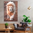 Ver imagem 2 de Quadro Leão Branco Br Artes Pequeno 60x40