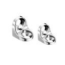 Ver imagem 1 de Suporte De Prateleira 2 Furos 13,5 X 13,5 Leve Niquelado (Kit Com 100 Un)