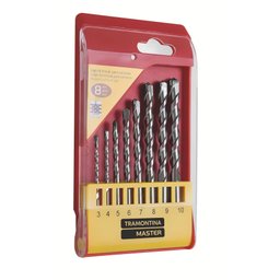 Jogo de Brocas para Concreto Tramontina 8 Peças Tramontina - 1