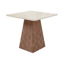 Ver imagem 1 de MESA LUANDA 0,90 X 0,90 - Amêndoa