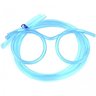 Kit 5 Óculos Canudo Divertido Reutilizável Flexível Festa Aniversário - 1