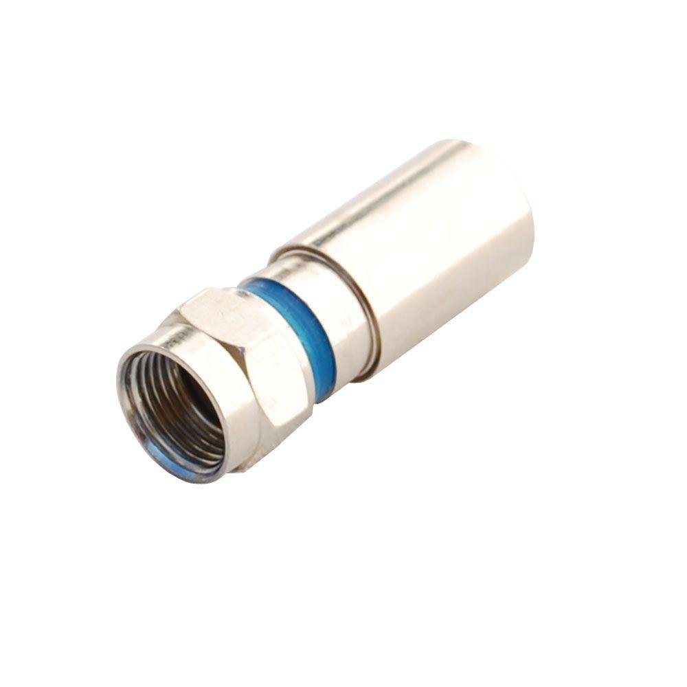 Conector F de Compressao Proeletronic para Cabo Rg6 Cnf60012 - 1