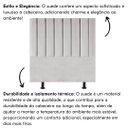 Ver imagem 5 de Cabeceira Estofada Casal Queen 160 Cm Maya Suede e Frame:cinza Claro