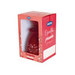 Conjunto Amare Decorado 650ml Rubi Primavera Presenteável - 5