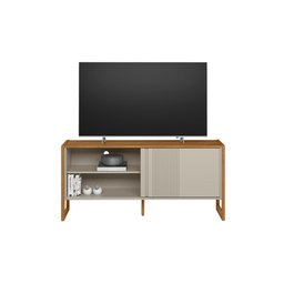 Rack Gold para Tv até 50 Polegadas Nature Off White Linea Brasil - 1