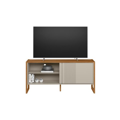 Rack Gold para Tv até 50 Polegadas Nature Off White Linea Brasil