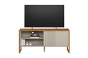 Ver imagem 1 de Rack Gold para Tv até 50 Polegadas Nature Off White Linea Brasil