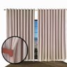 Cortina Blackout Blecaute Paris 5,00 X 2,60 Quarto Palha - 3