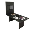 Ver imagem 2 de Mesa Reunião 220cm X 100cm e Painel para Tv até 37 Polegadas Cor:preto