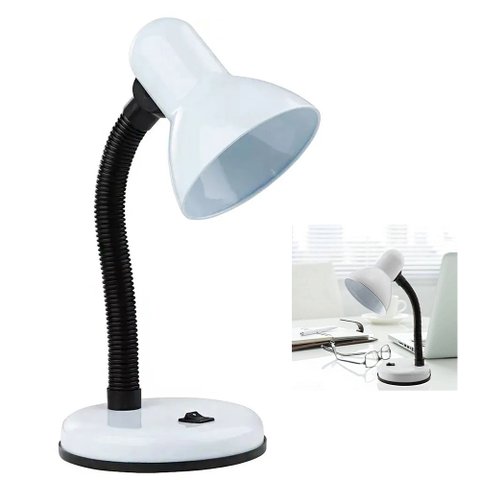 Luminaria de Mesa Articulavel Copa Flexivel Abajur Estudos Trabalho Escritorio Sala Leitura Luz