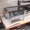 Ver imagem 2 de Mini Churrasqueira Portátil Inox Reforçada Plus Grelha 33x26