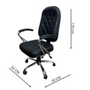 Ver imagem 2 de Cadeira Escritório Presidente Corino Elegance Lux Preto