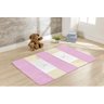 Kit Tapete 120cm x 74cm Infantil Ursinha Bebê Antiderrapante para Quarto Sala Menino Menina Rosa - 1
