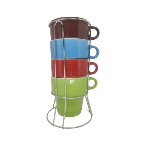 Jogo de Caneca Yangzi Ceramica Mod a 210Ml 4 Peças - 24875