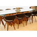 Ver imagem 3 de Kit com 2 Cadeiras Nicole Giratória para Sala de Jantar Preto