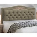 Ver imagem 2 de Cabeceira Estofada Cama Box Casal Queen Size Belize 160cm Corano Areia - Abmaza