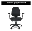 Ver imagem 2 de Cadeira Giratória Presidente Multiregulável