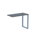 Ver imagem 1 de Mesa Complemento MCP90/45P25TUB 90cm Industrial Grafito e Azul Dali Cinza