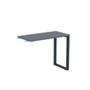 Ver imagem 1 de Mesa Complemento MCP90/45P25TUB 90cm Industrial Grafito e Azul Delrei Cinza