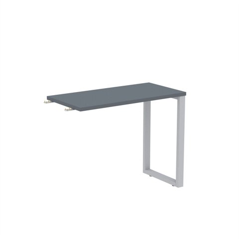 Mesa Complemento MCP90/45P25TUB 90cm Industrial Grafito e Cinza