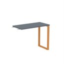 Ver imagem 1 de Mesa Complemento MCP90/45P25TUB 90cm Industrial Grafito e Laranja Picasso Cinza