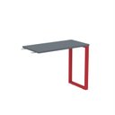 Ver imagem 1 de Mesa Complemento MCP90/45P25TUB 90cm Industrial Grafito e Vermelho Cinza