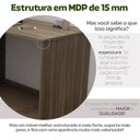 Ver mais imagens de Conjunto 2 Peças com Escrivaninha em L e Gaveteiro Bit Organizador com Chave 4 Gavetas 8 Nichos 135C 100% MDF