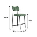 Ver imagem 6 de Conjunto 02 Banquetas Medias Mona Courissimo - Ssx Multicoisas