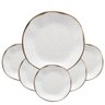 Kit 6 Prato Fundo Ryo Maresia Risoto Oxford 22cm Massas Luxo - 1