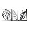 Quadro Natureza Decorativo Folhagem Enfeite Placas Vazado - 1