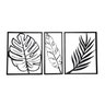 Quadro Natureza Decorativo Folhagem Enfeite Placas Vazado - 5