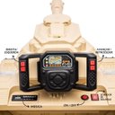 Ver imagem 3 de Mini Carro Elétrico Infantil Tanque Guerra 12v Munição Controle Musica Brinqway Bw-279 Amarelo