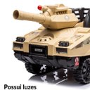 Ver imagem 6 de Mini Carro Elétrico Infantil Tanque Guerra 12v Munição Controle Musica Brinqway Bw-279 Amarelo