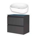 Ver imagem 1 de Gabinete Para Banheiro Gaia 60 com Cuba Nimbus Cozimax Preto