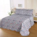 Ver imagem 2 de Jogo Colcha Cobre Leito Estampada Dupla Face Casal Ultrassonic 220x240cm - Araguaia