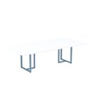 Ver imagem 1 de Mesa de Reunião Retangular 200x90cm MR2000P25TUB Branco/Azul Dali