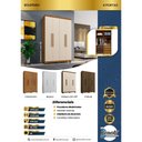 Ver mais imagens de Guarda Roupa Itália 4 Portas 3 Gavetas 5 Prateleiras - Benetil