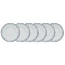 Ver imagem 1 de Conjunto de Pratos Fundos 06 Peças Saint Germain Schmidt Conj Pratos Fundos Saint Germain 06 Peças