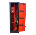 Ver imagem 3 de Cofre de 130x38x36 para 14 Armas (05) Longas e (09) Curtas com Coldres Cr Cac Eb Preto Forrado com C