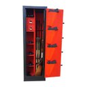 Ver imagem 3 de Cofre de 130x38x36 para 14 Armas (05) Longas e (09) Curtas com Coldres Cr Cac Eb Preto Forrado com C