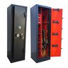 Cofre de 130x38x36 para 14 Armas (05) Longas e (09) Curtas com Coldres Cr Cac Eb Preto Forrado com C - 1