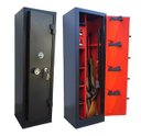 Ver imagem 1 de Cofre de 130x38x36 para 14 Armas (05) Longas e (09) Curtas com Coldres Cr Cac Eb Preto Forrado com C