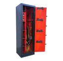 Ver imagem 2 de Cofre de 130x38x36 para 14 Armas (05) Longas e (09) Curtas com Coldres Cr Cac Eb Preto Forrado com C