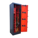 Ver imagem 2 de Cofre de 130x38x36 para 14 Armas (05) Longas e (09) Curtas com Coldres Cr Cac Eb Preto Forrado com C
