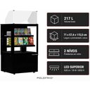 Ver imagem 2 de Balcão Caixa Gourmet 0,71m 6218 Preto Polofrio 220V