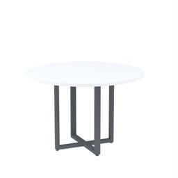 Mesa de Reunião Redonda 100cm Mrr1100p25tub - 2